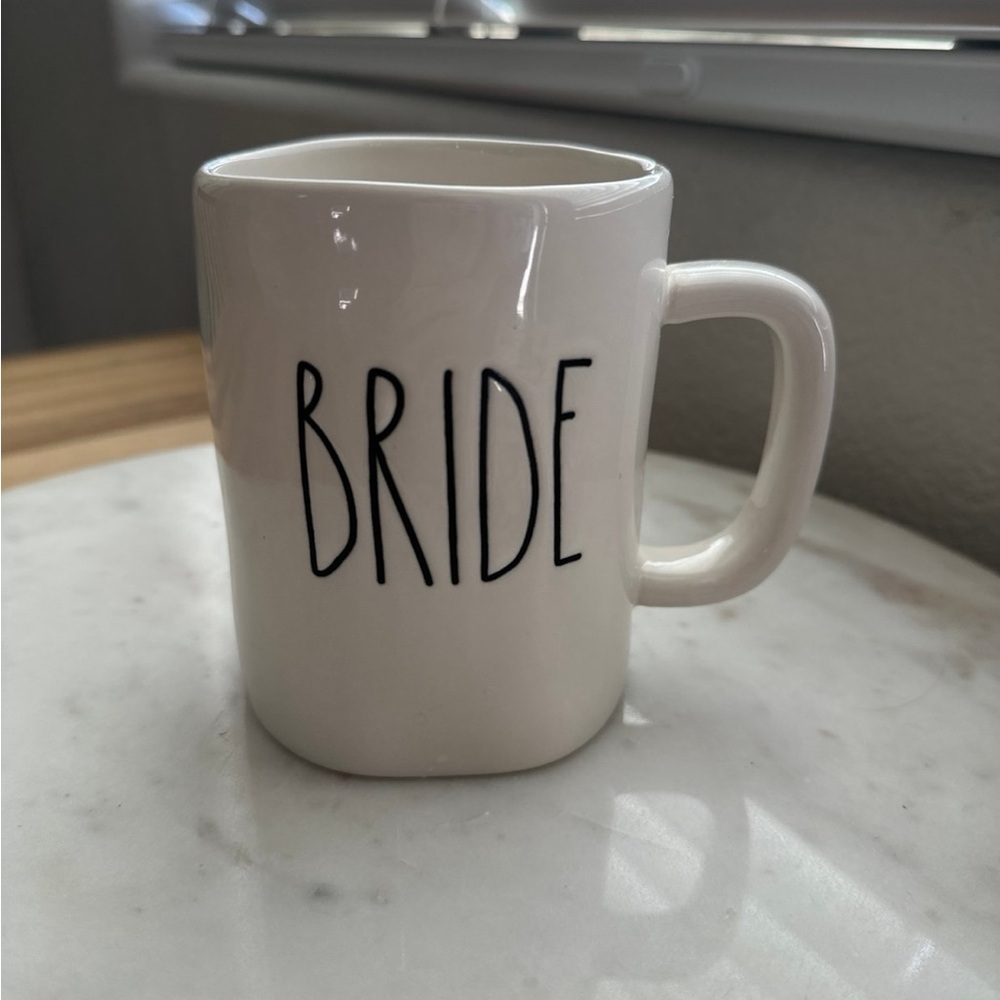 Rae Dunn Cream 'Bride' Mug